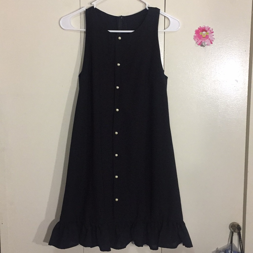 Black babydoll dress